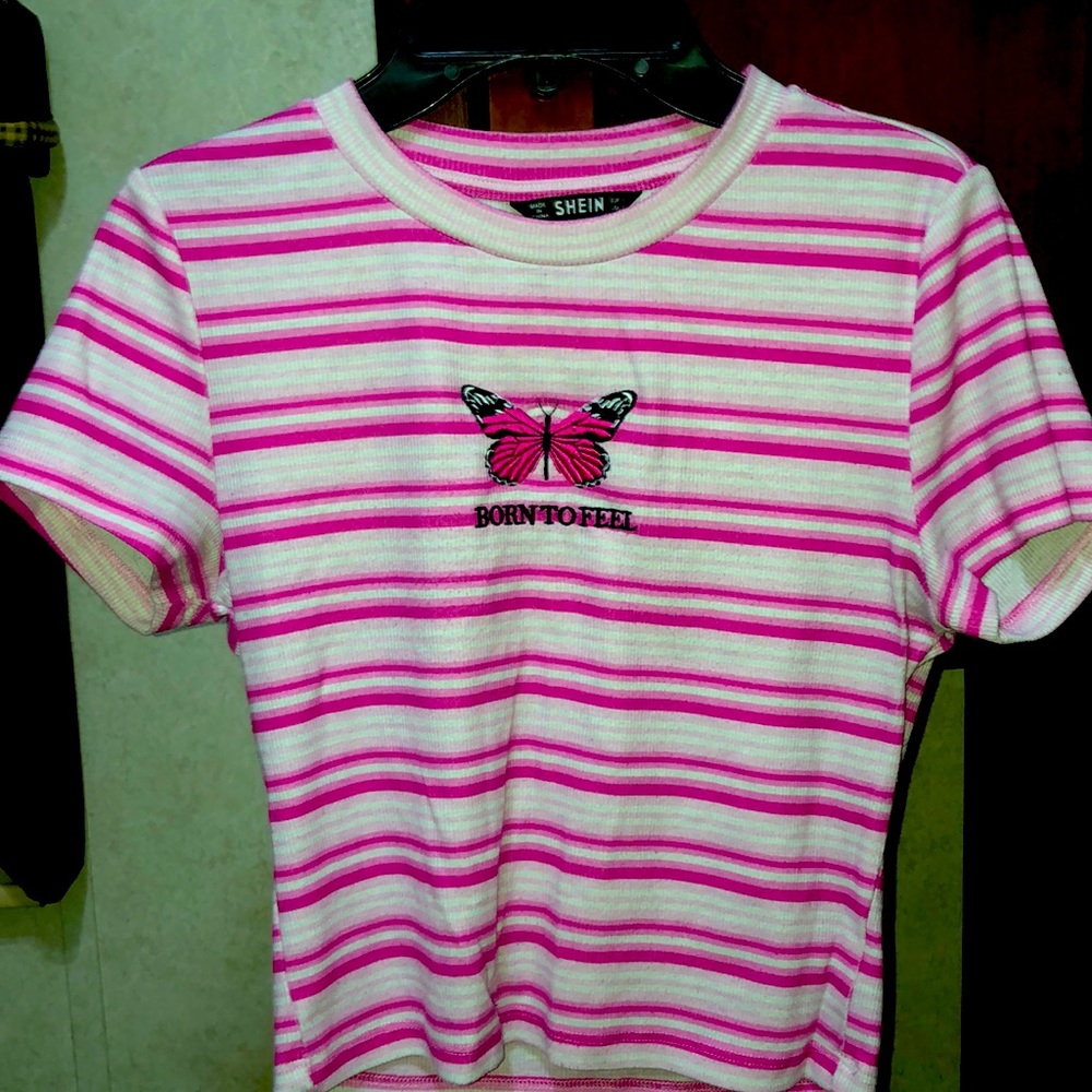 Stripe Pink&White